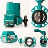 Electric actuated wafer valve DN40- 220v On Off