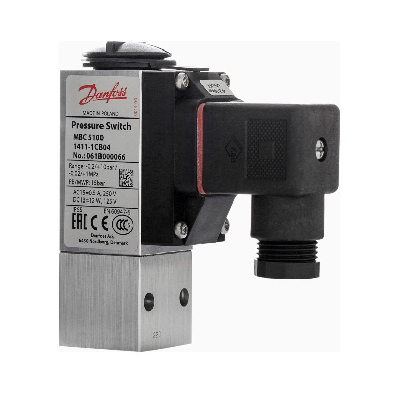 Danfoss MBC5100 061B000066 pressure switch 1411-1CB04