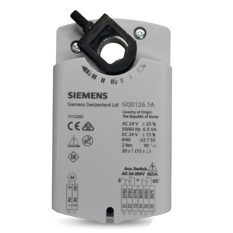 Siemens GQD126.1A 2nm Ygd damper aktuator