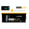 Mexxsun 25.6 V 100 Ah Lityum Akü LiFePo4