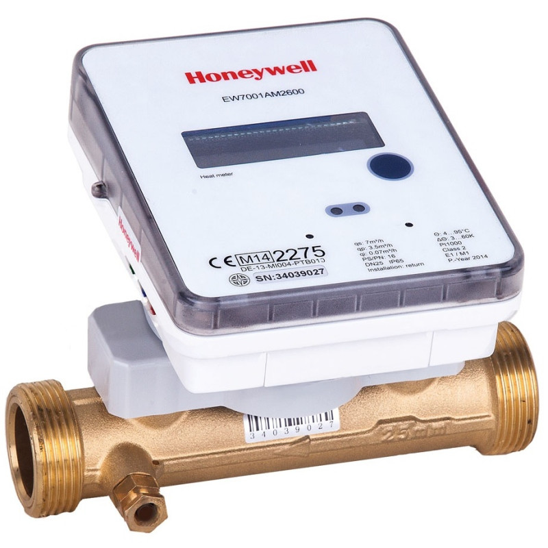 Resideo Honeywell DN25 kalorimetre, qp 3,5 m3/h, dişli, M-Bus Model, Ultrasonik  ısı sayacı, ısıtma/soğutma