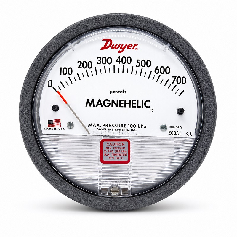 Dwyer Magnehelic 2000-750Pa Fark Basınç Göstergesi